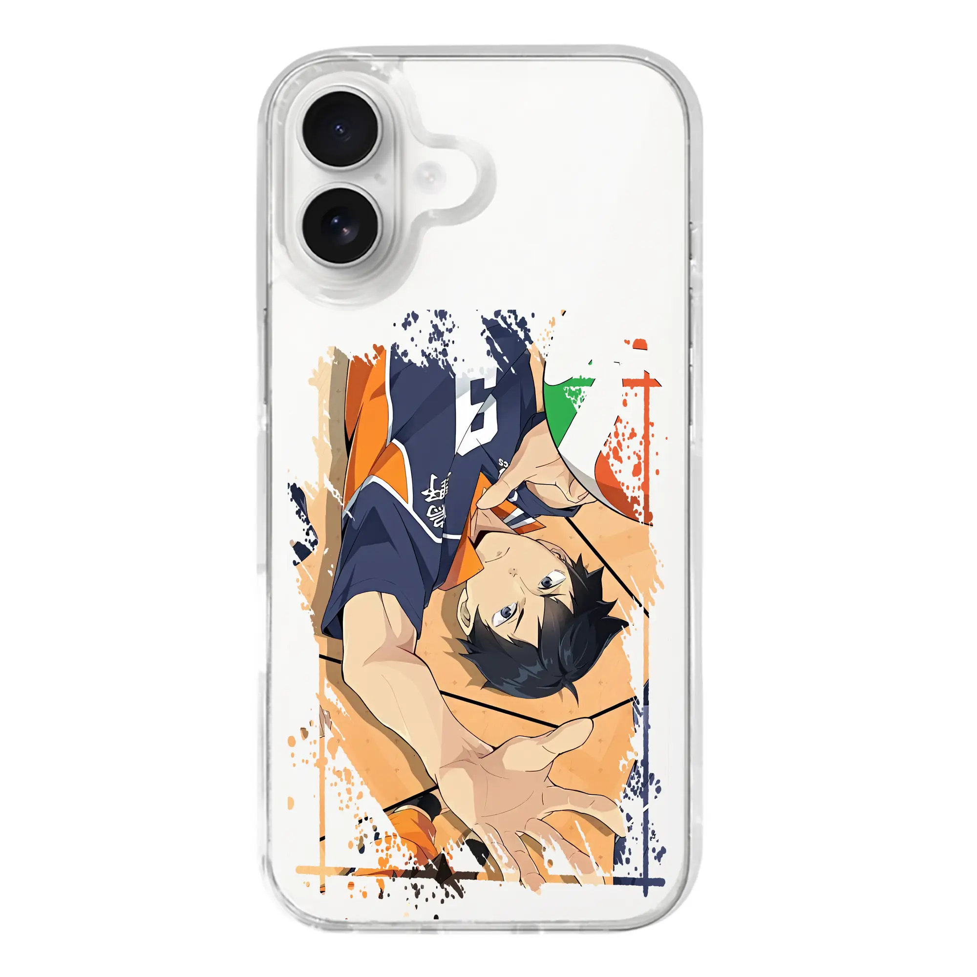 ハイキュー!! グッズ,影山飛雄 - iPhone 17シリーズ 透明スマホケース – 薄型・耐衝撃・精密フィット保護カバー